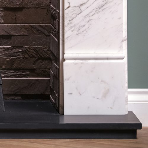 Gallery Brompton 56″ Kallos Marble Fireplace