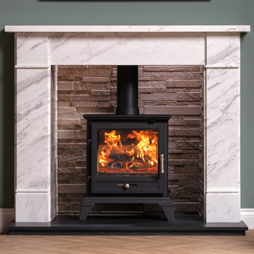 Gallery Brompton 56" Kallos Marble Fireplace